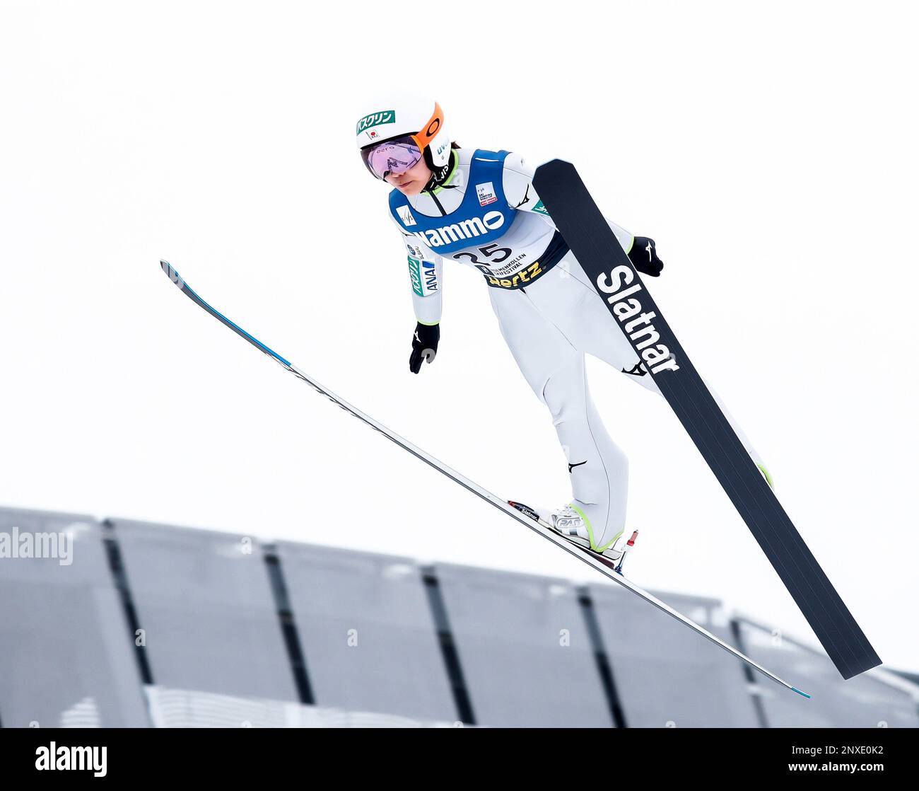 Sara Takanashi from Japan during the FIS Ski Jumping World Cup ladies HS134 in Holmenkollen, Norway