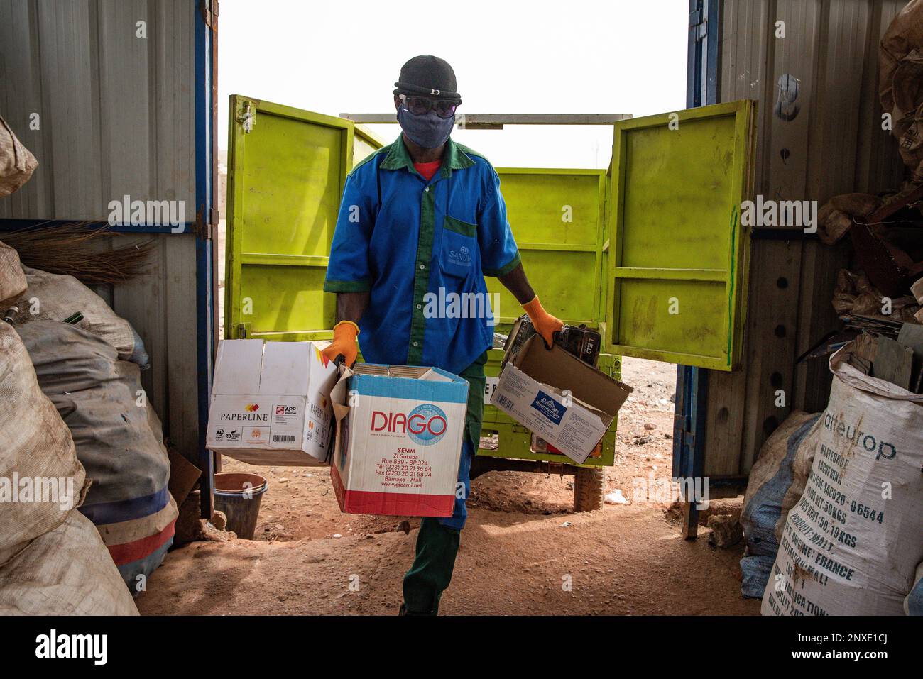 Nicolas Remene / Le Pictorium -  Bamako - Mali: Urbanisation, Development and Climate Change -  18/2/2021  -  Mali / Bamako District / Bamako  -  Wome Stock Photo