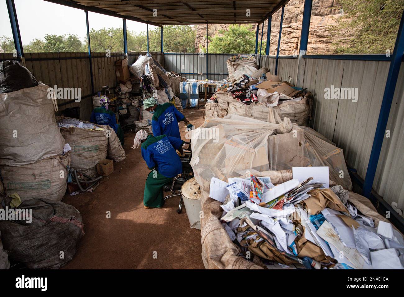 Nicolas Remene / Le Pictorium -  Bamako - Mali: Urbanisation, Development and Climate Change -  18/2/2021  -  Mali / Bamako District / Bamako  -  Wome Stock Photo