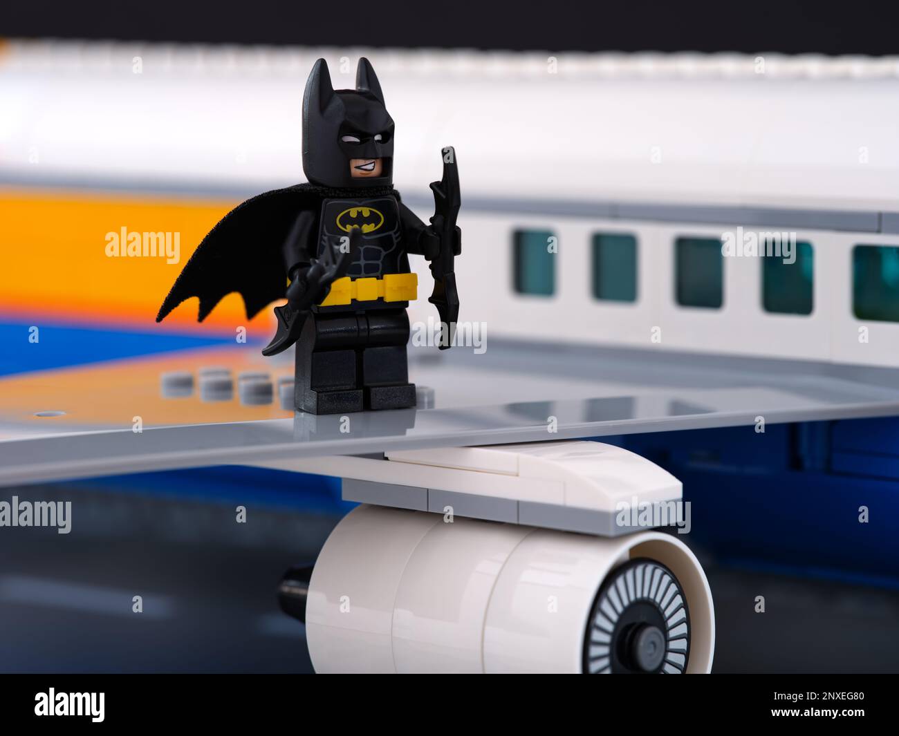 Batman plane hi-res stock photography and images - Alamy