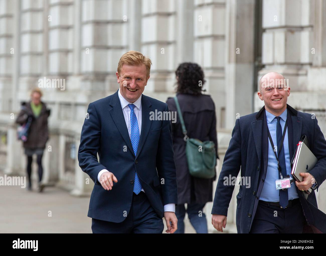 London,UK,1st Mar,2023.Oliver Dowden Chancellor of Duchy of Lancaster seen in whitehall credit Richard Lincoln/Alamy Live News Stock Photo
