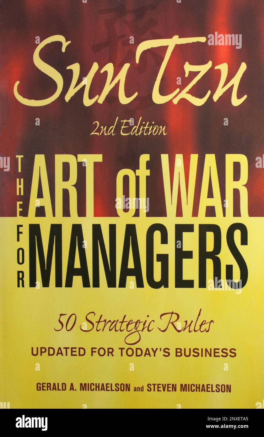 The book, Sun Tzu, The Art of War for Managers by Gerald A. Michaelson and Steven Michaelson Stock Photo