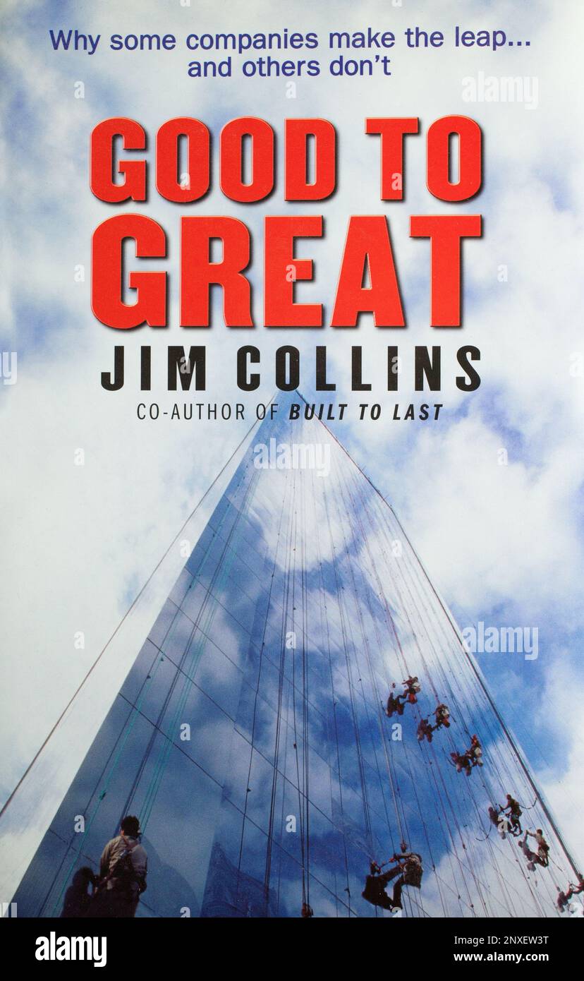 The book, Good to Great by Jim Collins Stock Photo Alamy