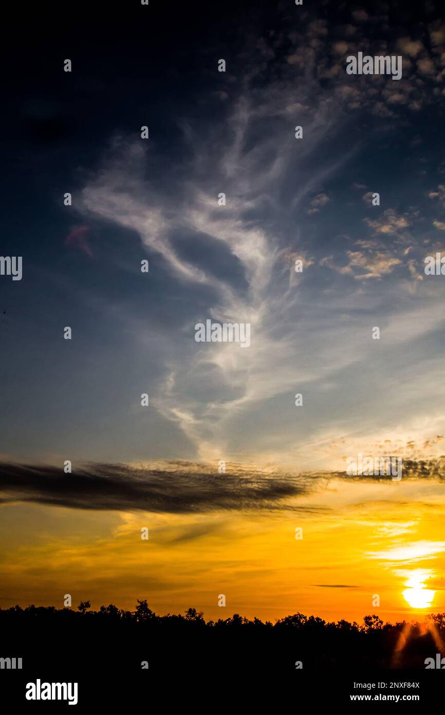 Sunrise on the summer solstice, June 21. The shortest night and longest