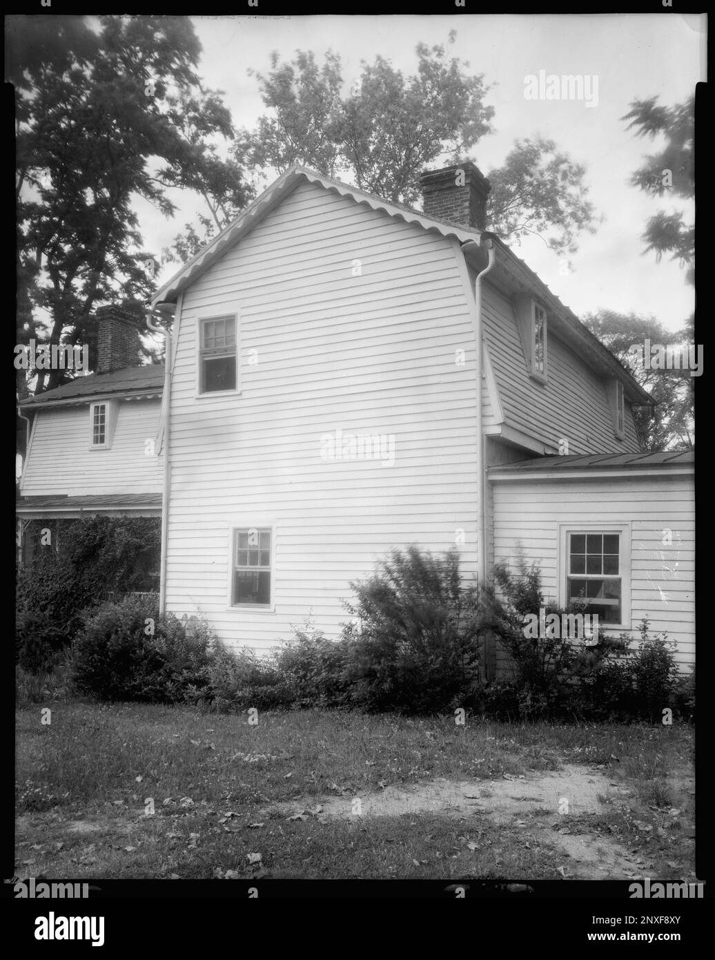 Wigg Hill, Spotsylvania County, Virginia. Carnegie Survey of the Architecture of the South. United States  Virginia  Spotsylvania County, Wings , Building divisions, Houses. Stock Photo