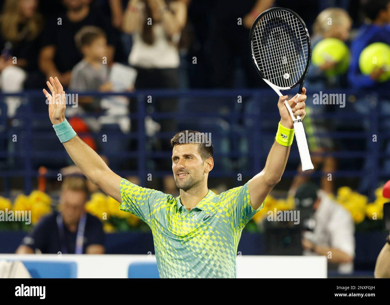 Dubai Tennis Championships 2023: Novak Djokovic hits practice