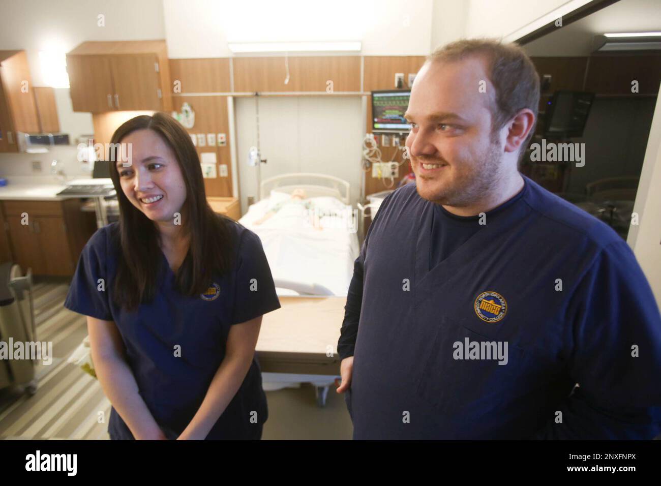 Kathleen Bimbo and Dillon Smith talk about how they were drawn to careers  in nursing while at North Iowa Area Community College. Nursing wasn't  Smith's or Bimbo's first career choice, but it's