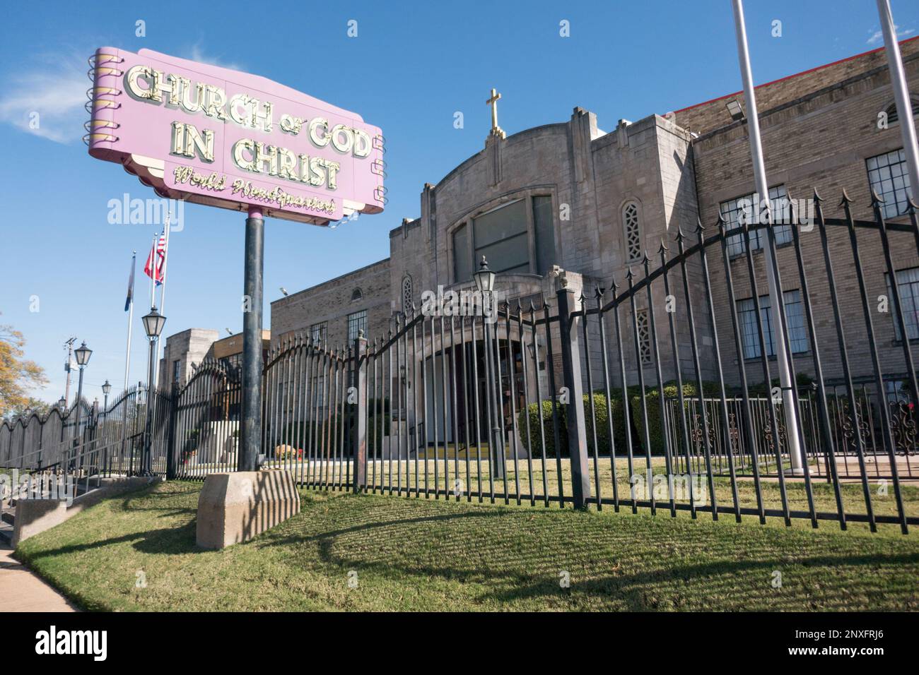 Exterior view of the Church of God in Christ, World Headquarters