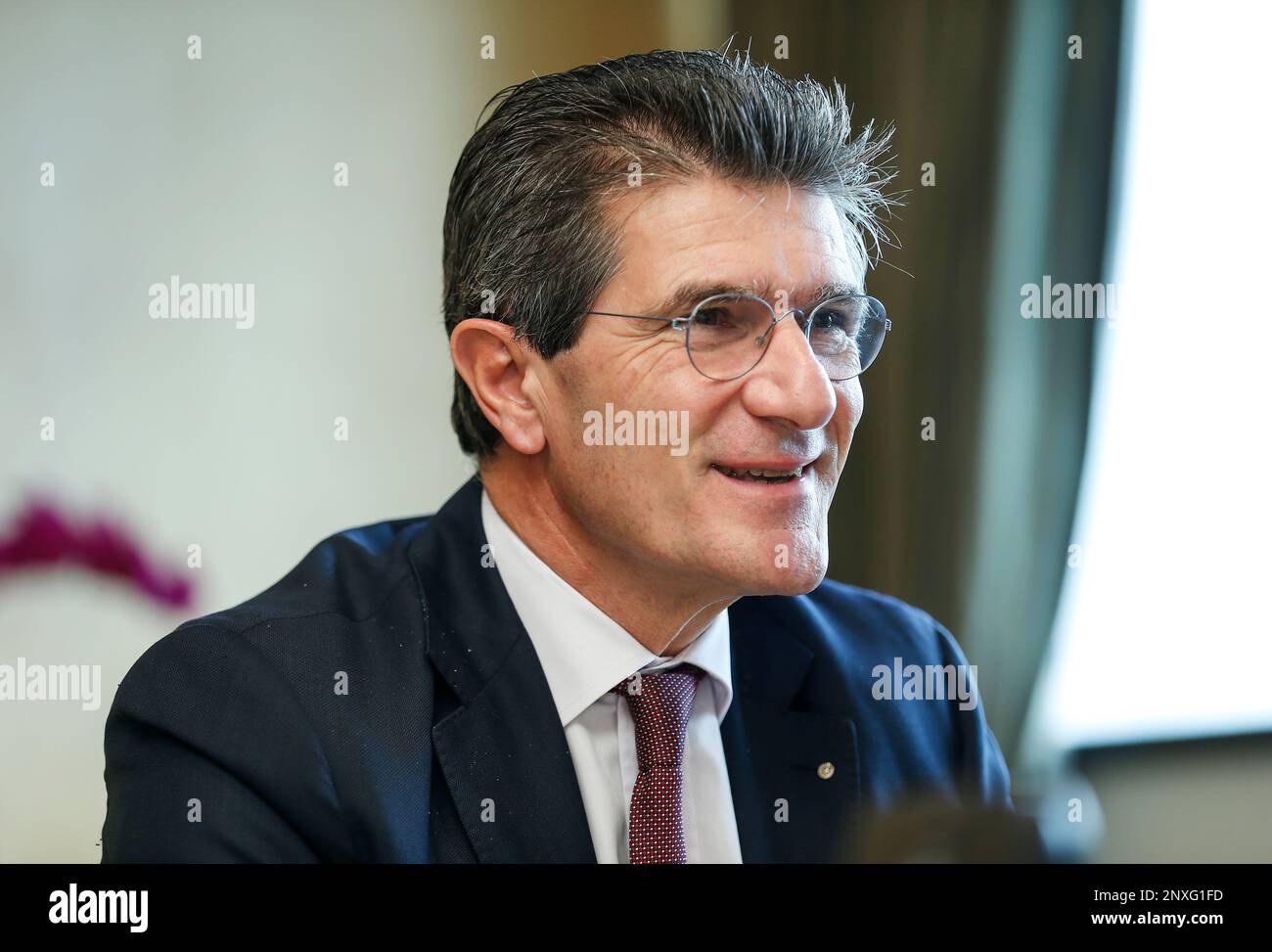 Patrick Odier, senior managing partner, Lombard Odier Group and chairman of  the board of directors, Bank Lombard Odier & Co Ltd. (Singapore Press via  AP Images Stock Photo - Alamy