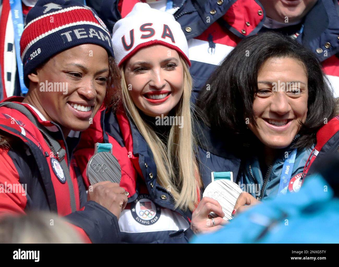 February 25, 2018 Pyeongchang, South Korea Olympic bobsledders
