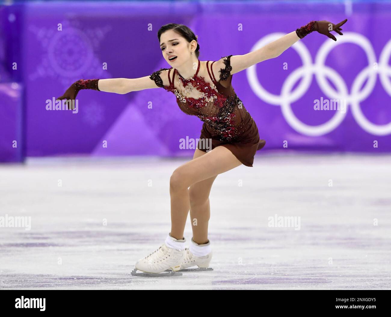 Olympic Athlete from Russia (OAR) figure skater Evgenia MEDVEDEVA