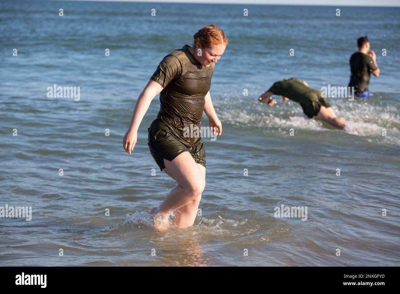 U.S. Marines with Marine Corps Detachment Training Command, Dam Neck