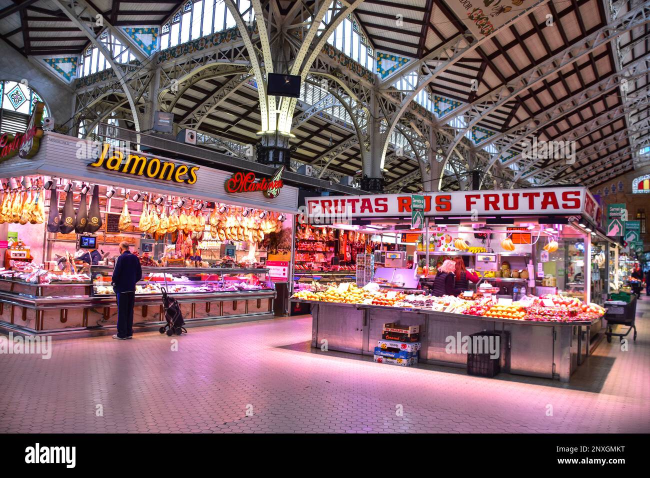 Mercat Central, Valencia, Spain Stock Photo Alamy