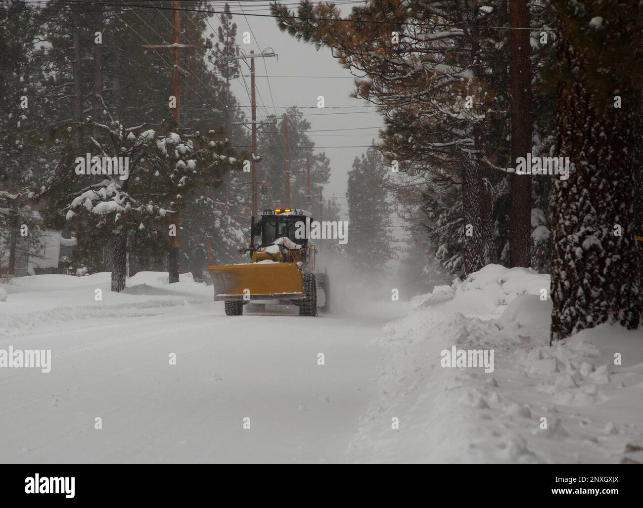 Big Bear City, California, USA. 1st Mar, 2023. Big Bear City received