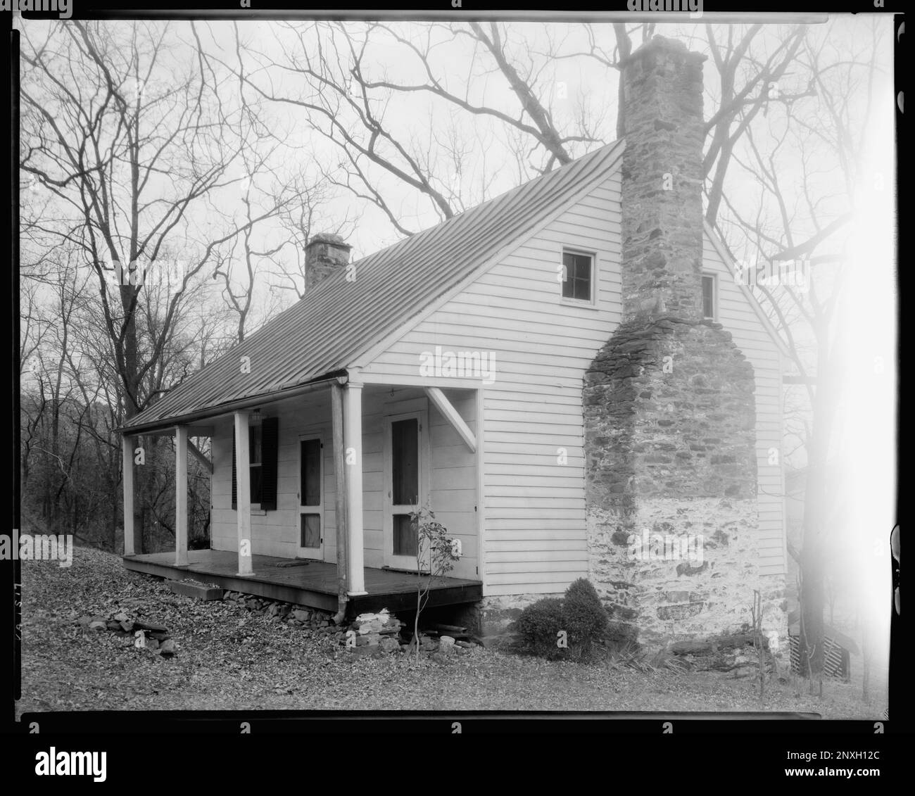 Graves' Mill and Cabin, Tommy Hawk, Campbell County, Virginia. Carnegie