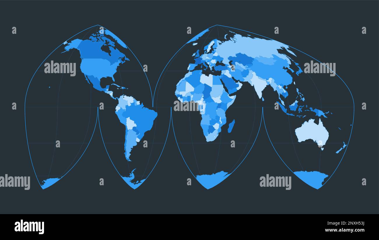 Boggs interrupt projection hi-res stock photography and images - Alamy