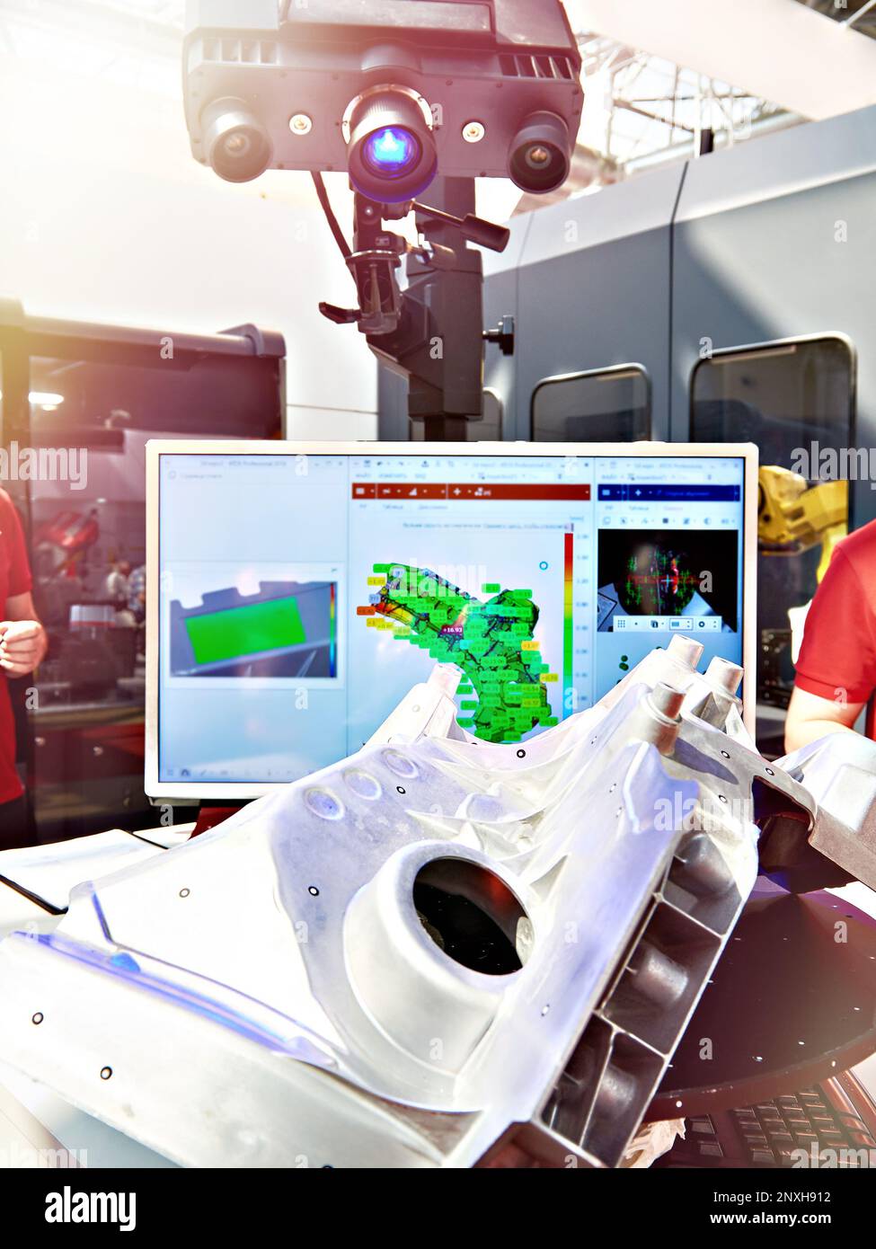 Highspeed optical threedimensional measuring systems Stock Photo Alamy