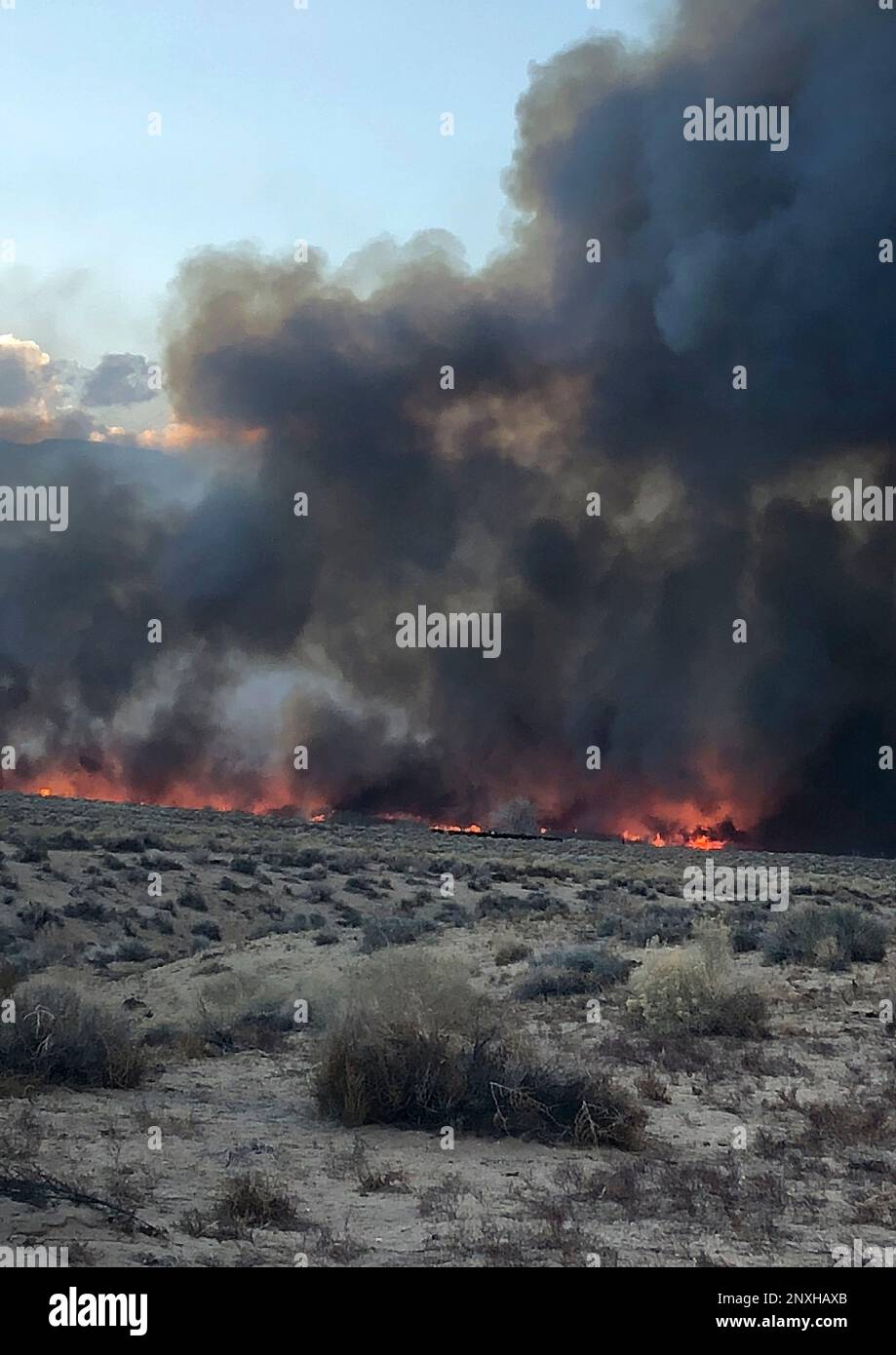 This Sunday, Feb. 18, 2018 photo released by the Inyo County Sheriff's ...