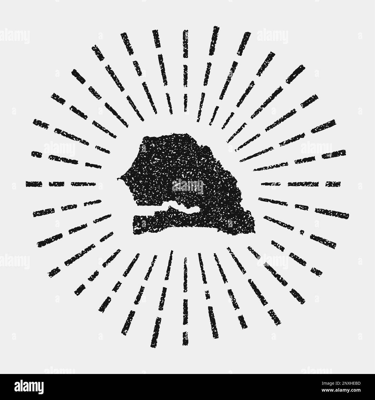 Flag of senegal Black and White Stock Photos & Images Alamy