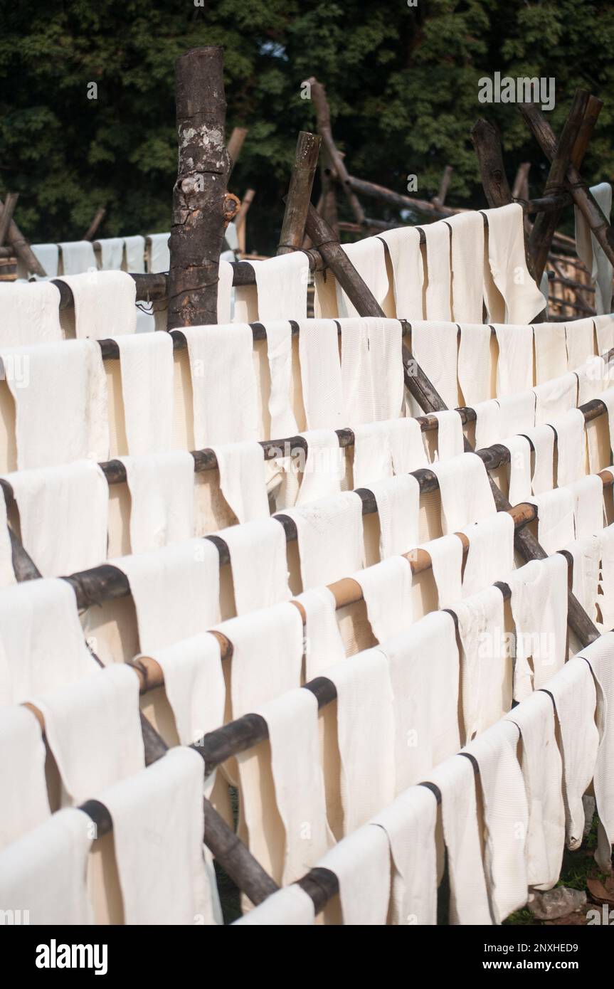 Rubber manufacturing process in Sylhet, Bangladesh Stock Photo Alamy