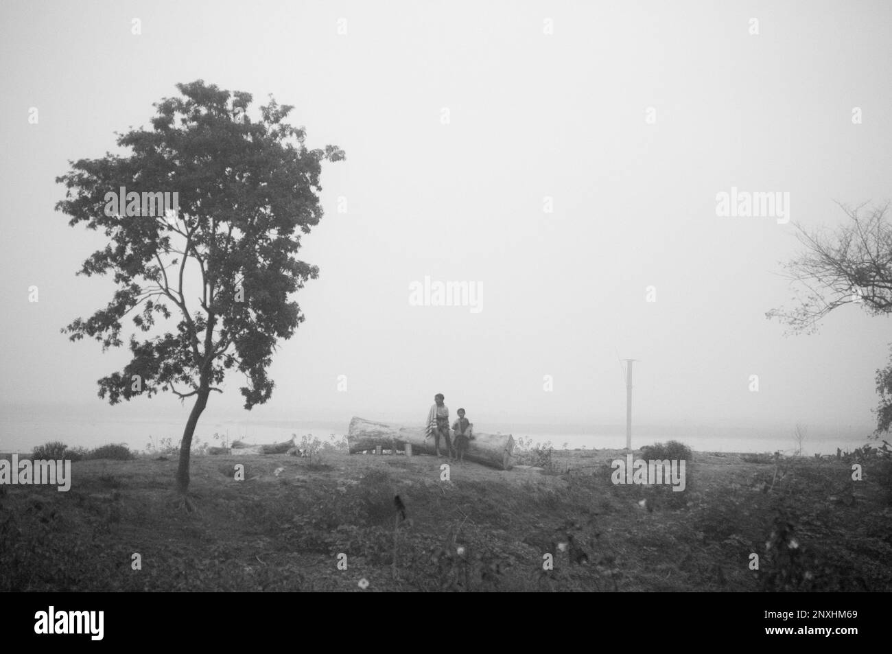 Natural beauty scene of tea garden, water fall in Sylhet, Bangladesh