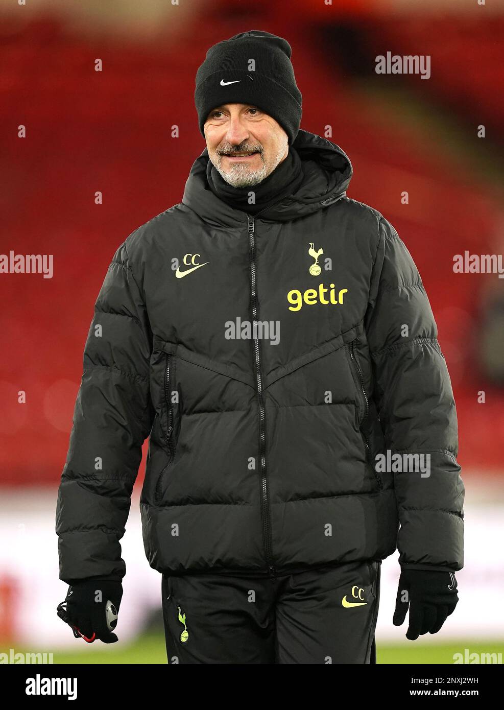 Tottenham Hotspur athletic coach Costantino Coratti before the Emirates FA Cup fifth round match at Bramall Lane, Sheffield. Picture date: Wednesday March 1, 2023. Stock Photo