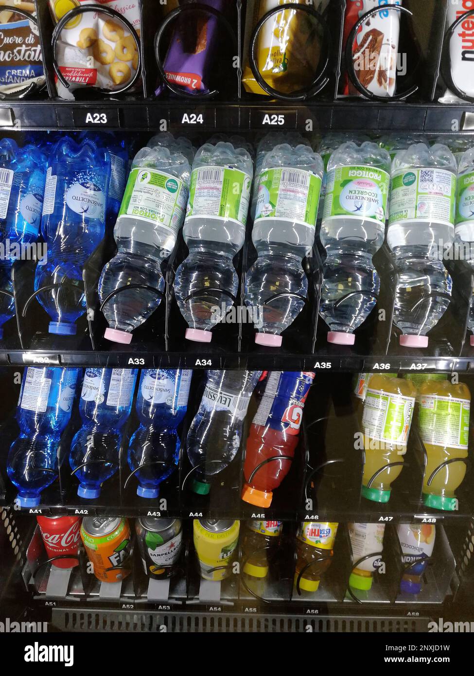vending machine for drinks Stock Photo
