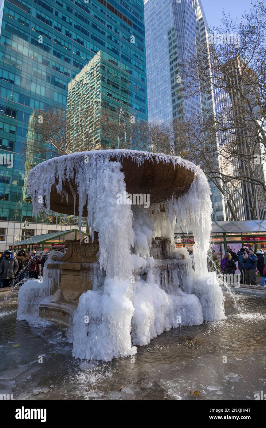 Bryant park on christmas day