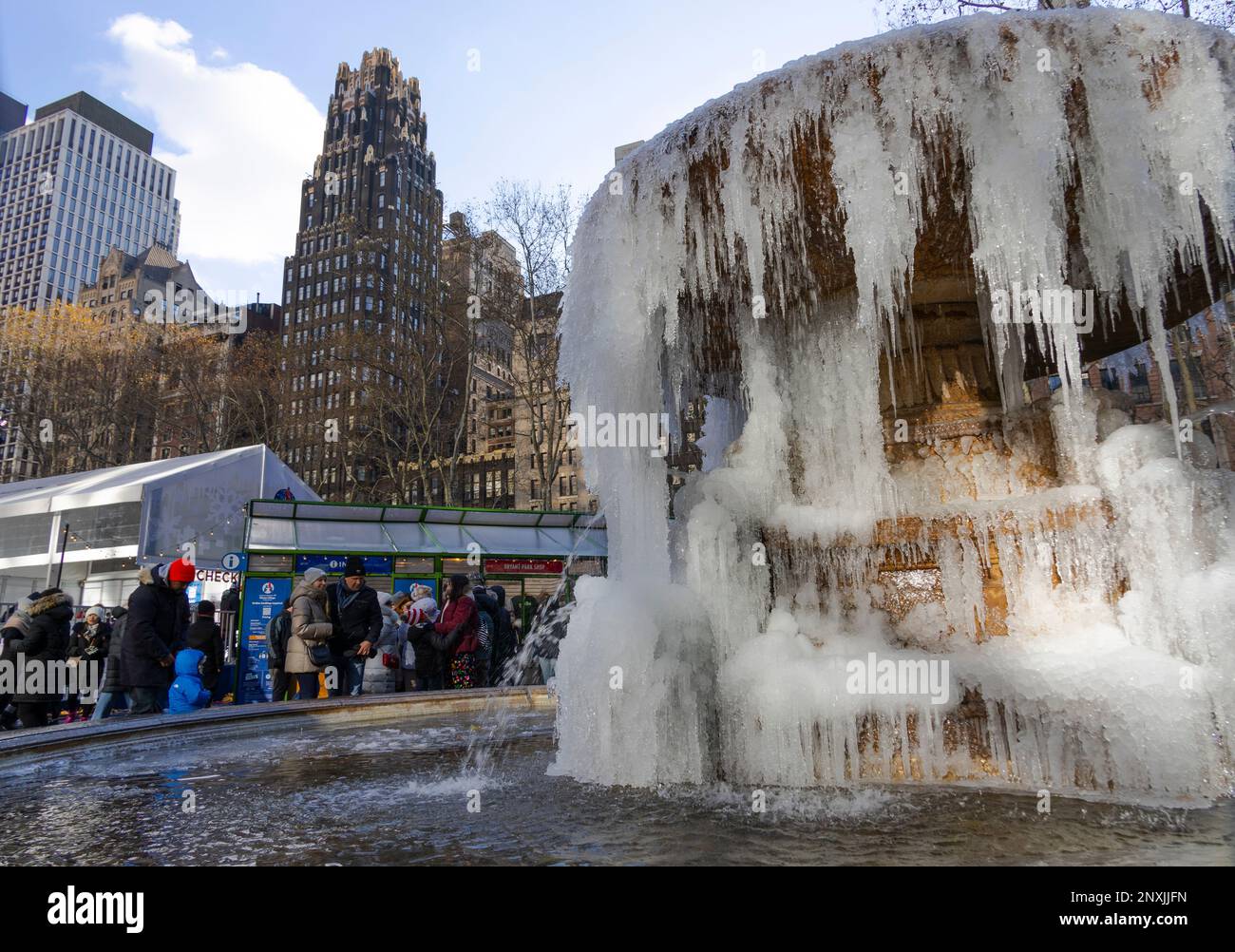 Bryant park on christmas day