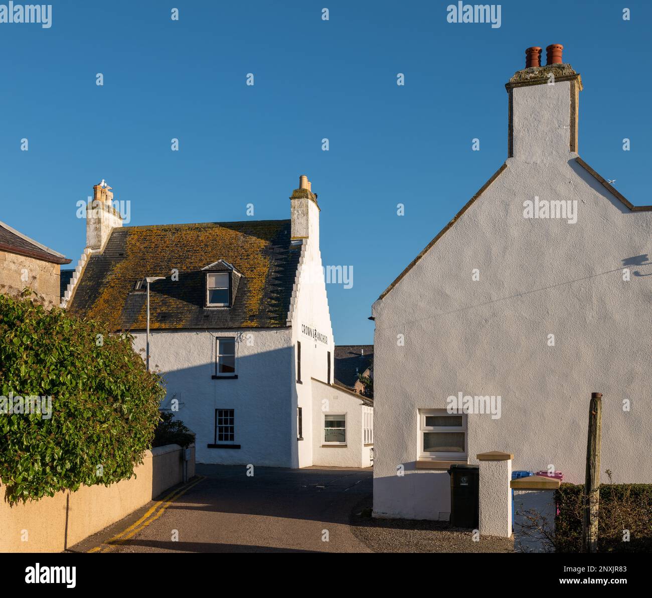 26 February 2023. Findhorn,Moray,Scotland. This is the lane with the