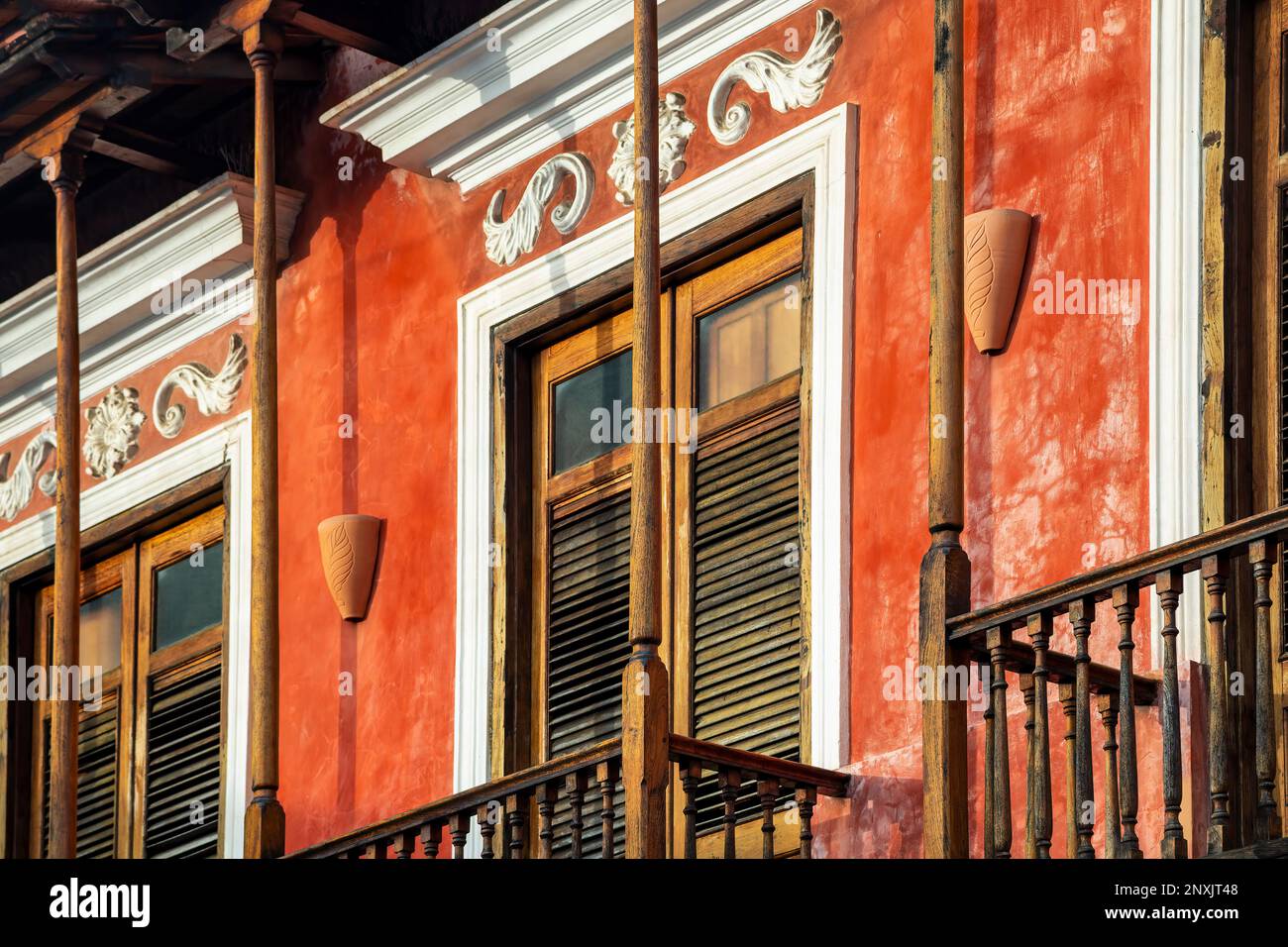 Spanish Colonial balcony, Old San Juan, Puerto Rico Stock Photo Alamy