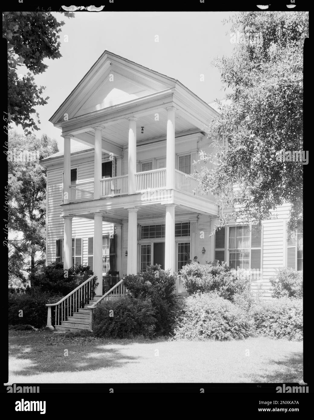 James Dellet House, Claiborne, Monroe County, Alabama. Carnegie Survey