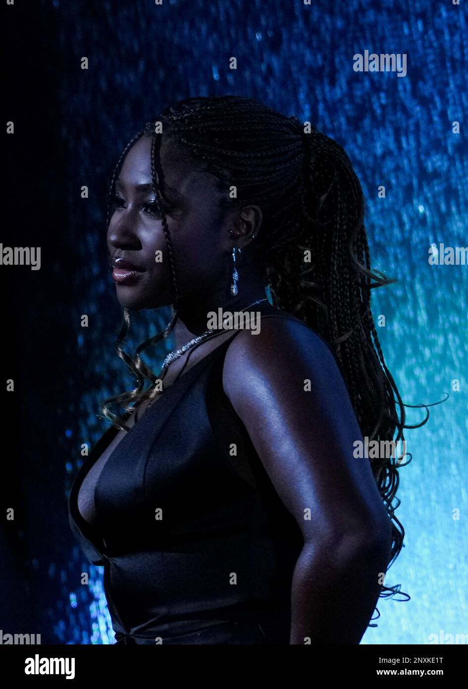 Lauryn Ajufo attends a premiere for the film "Luther: The Fallen Sun