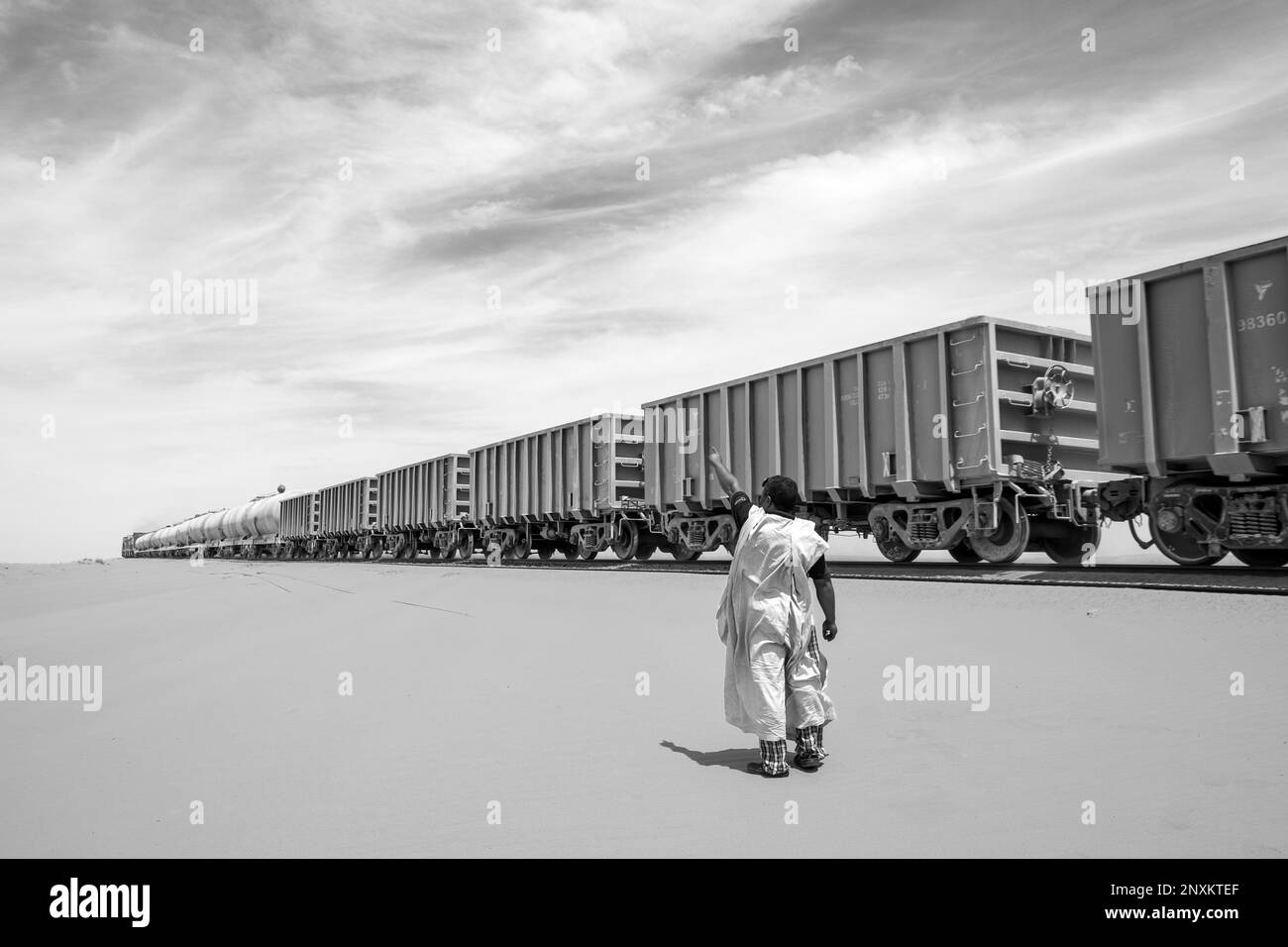 Mauritania, the longest railway in the world, connects Nouadhibou to