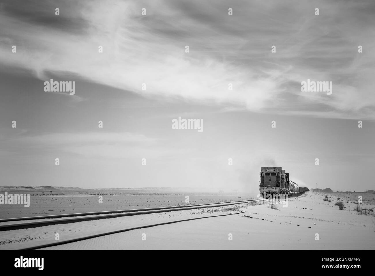 Mauritania, the longest railway in the world, connects Nouadhibou to