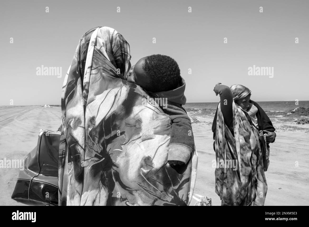 Mauritania, Nouamghar, Banc d'Arguin National Wildlife Park, daily life Stock Photo