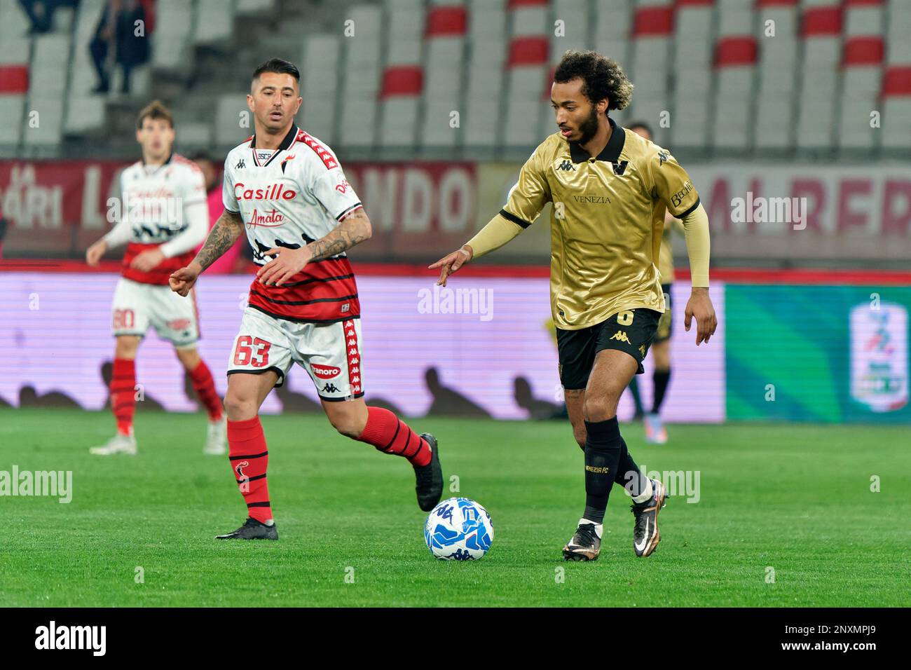 San Nicola stadium, Bari, Italy, September 03, 2022, Official Kombat Ball  Lega B 2022 - 2023 during SSC Bari vs SPAL - Italian soccer Serie B match  Stock Photo - Alamy