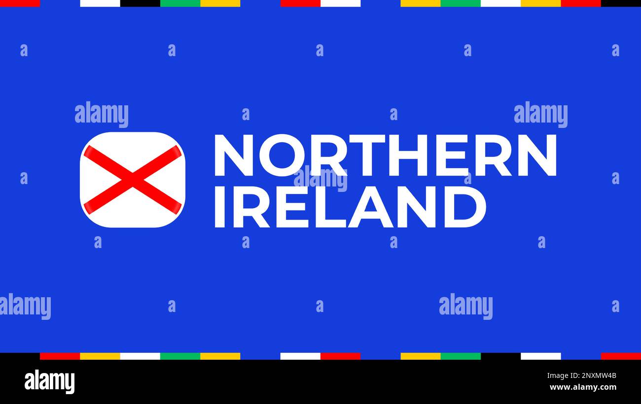 northern ireland flag football 2024 tournament Stock Vector Image & Art