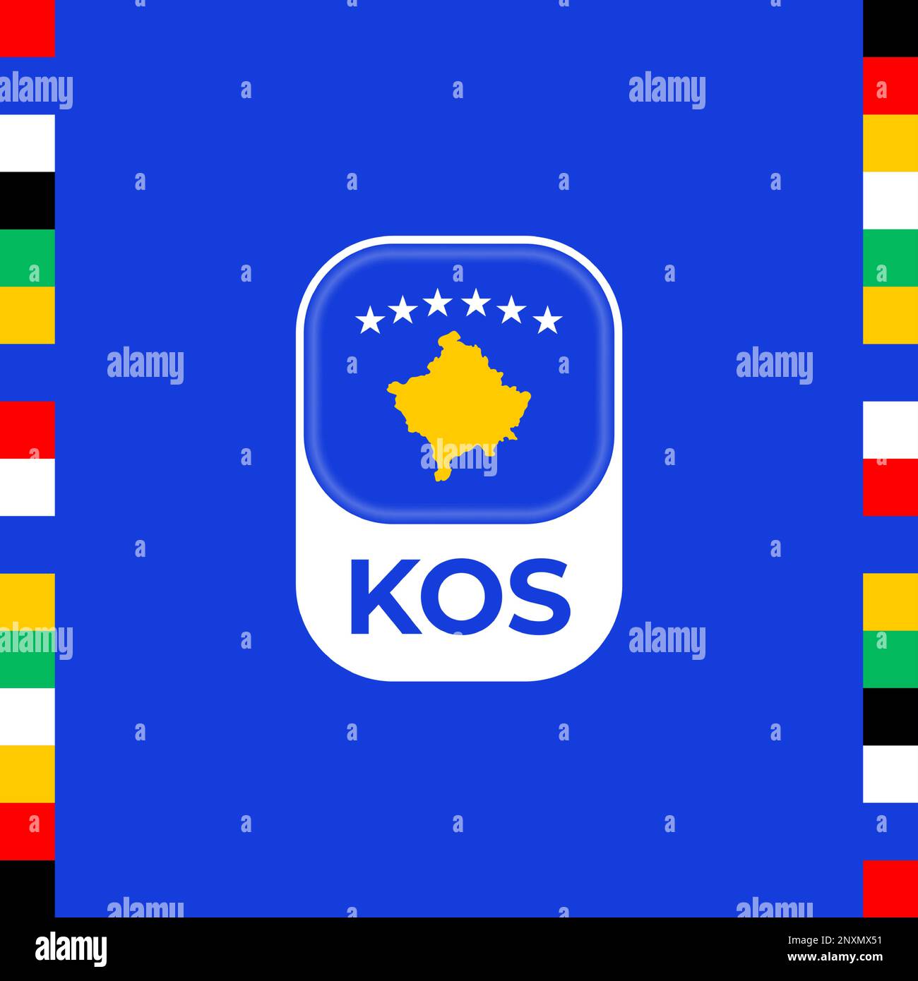 kosovo flag football 2025 tournament Stock Vector Image & Art Alamy