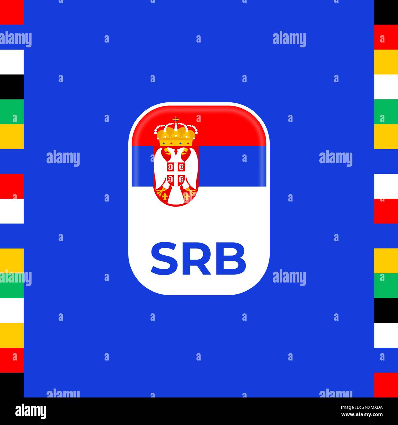 serbia flag football 2024 tournament Stock Vector Image & Art Alamy