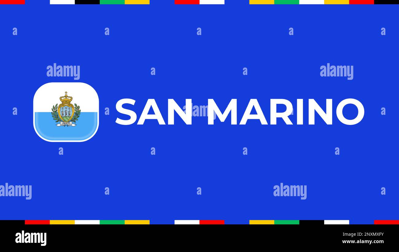 san marino flag football 2024 tournament Stock Vector Image & Art Alamy