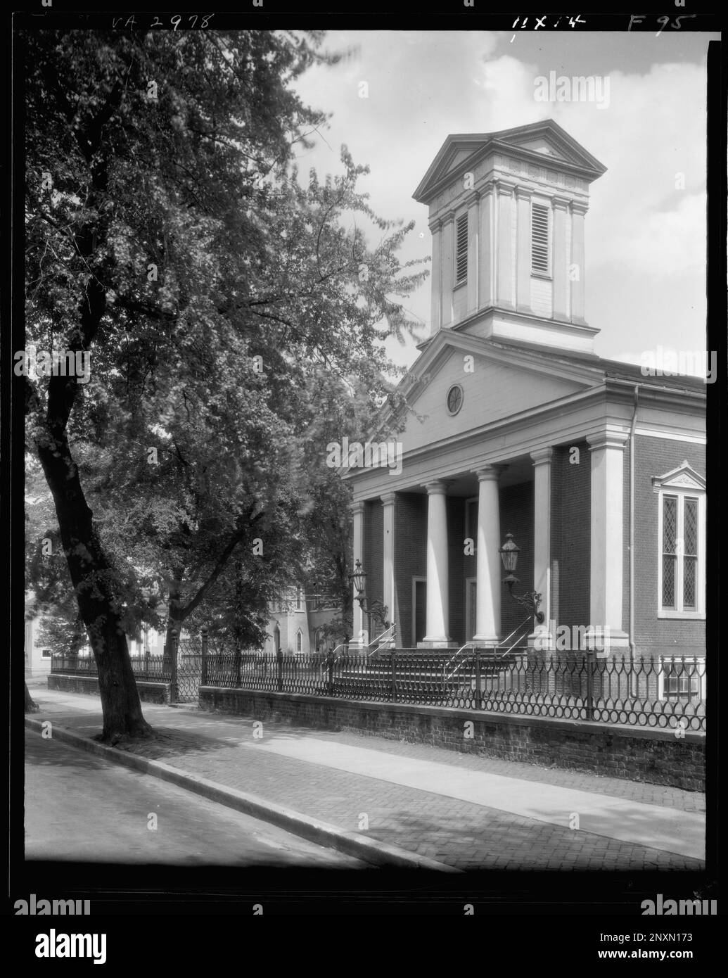 Presbyterian Church, Fredericksburg, Virginia. Carnegie Survey of the Architecture of the South