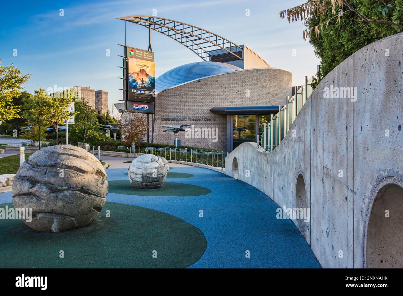 The Ontario Science Centre in Toronto, Ontario, Canada, not only is a standard destination for Toronto school children who want to learn about the var Stock Photo