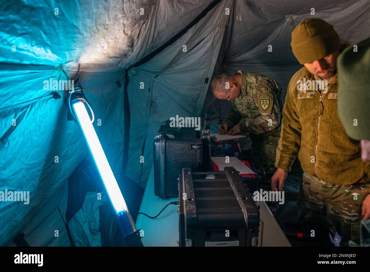 U.S. Air Force Airmen from the 290th Joint Communications Support ...
