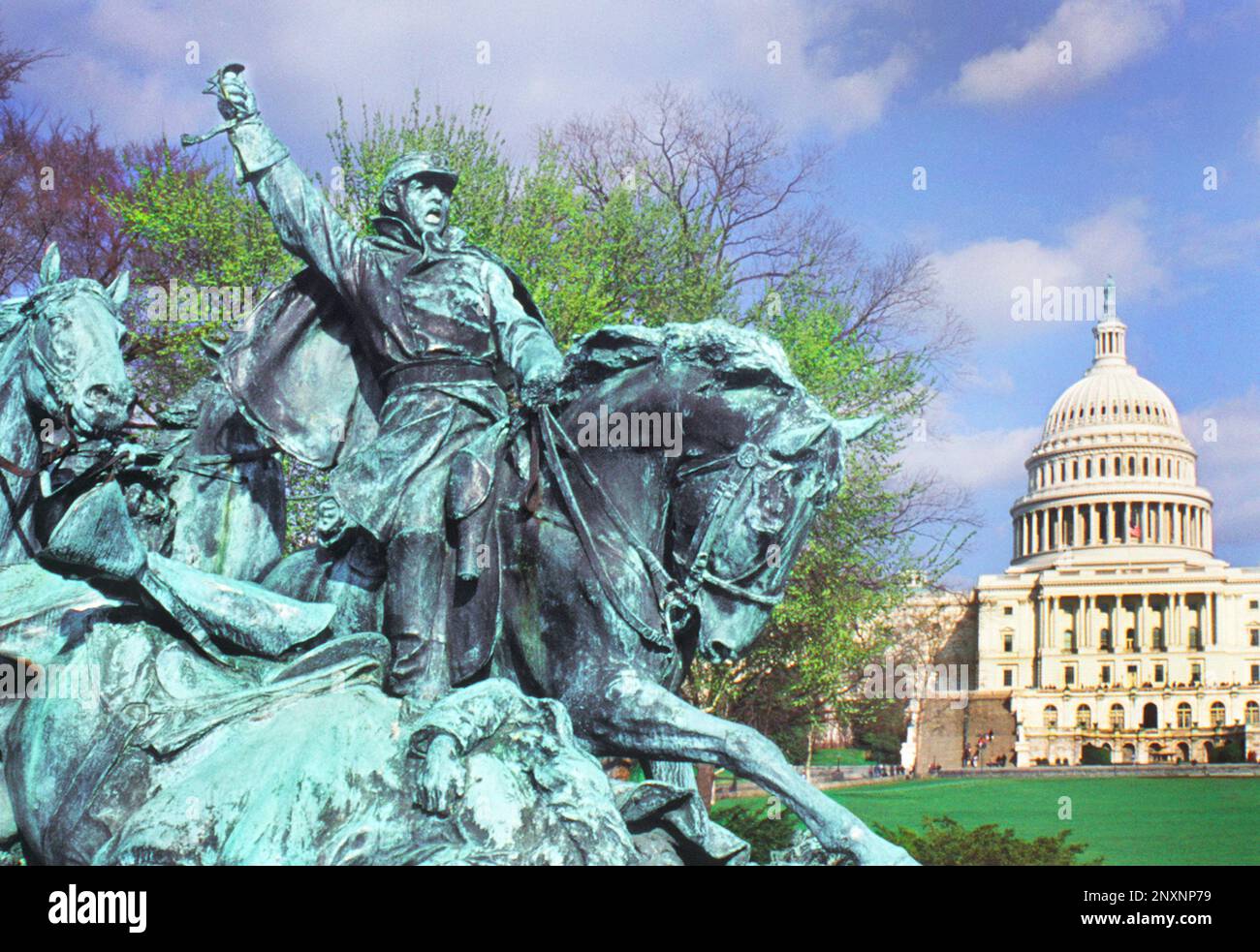Ulysses S Grant Memorial, Capitol Building Washington DC National Mall ...