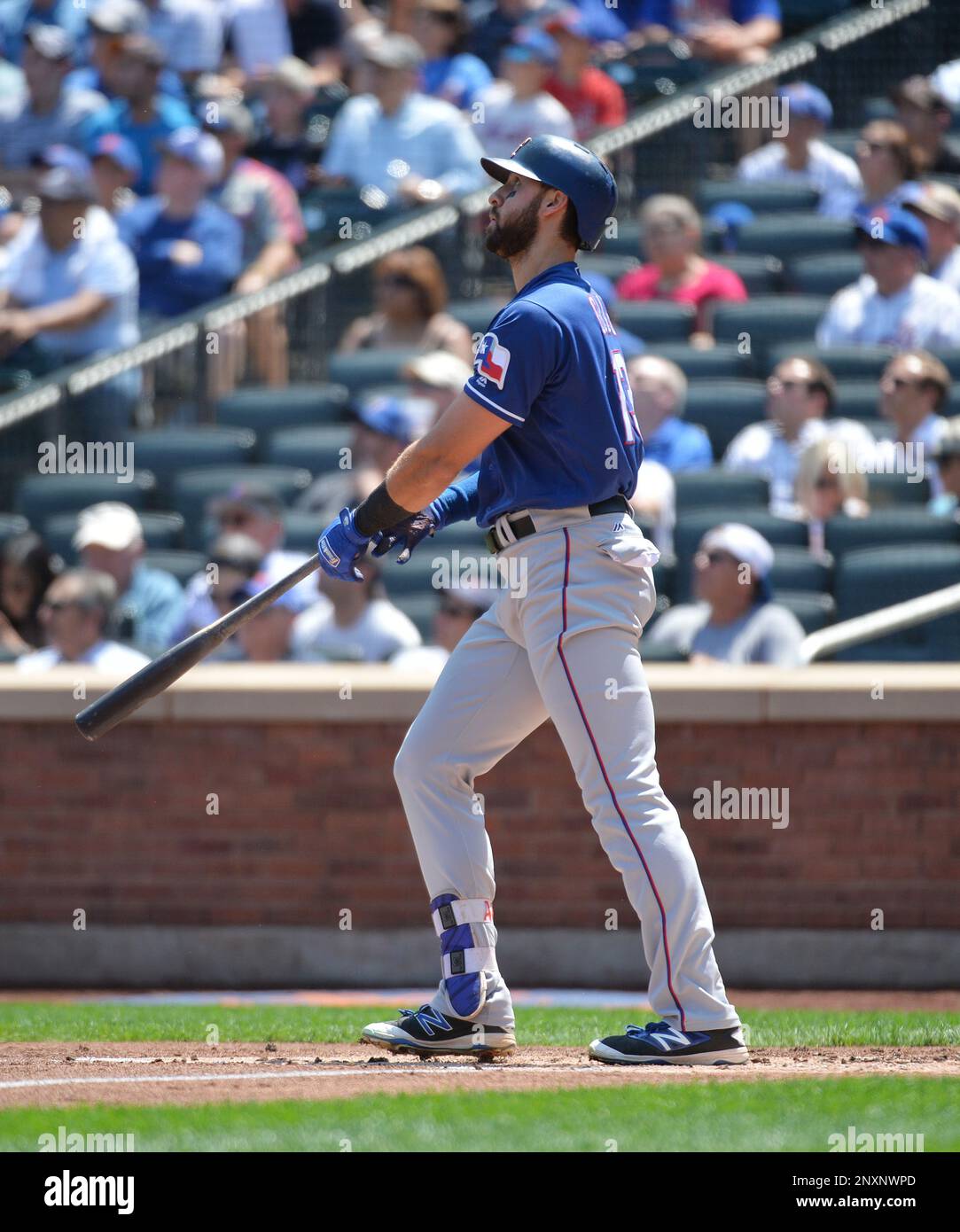 Texas Rangers infielder Joey Gallo (13) hits a home run during game ...