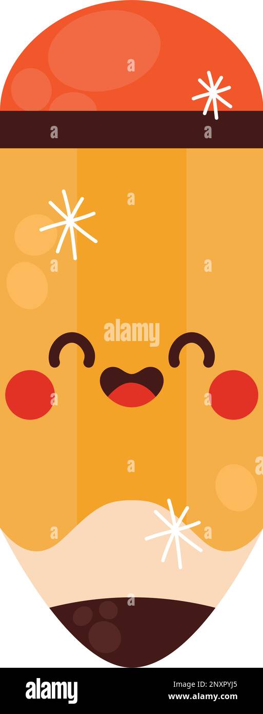 kawaii pencil design Stock Vector Image & Art Alamy