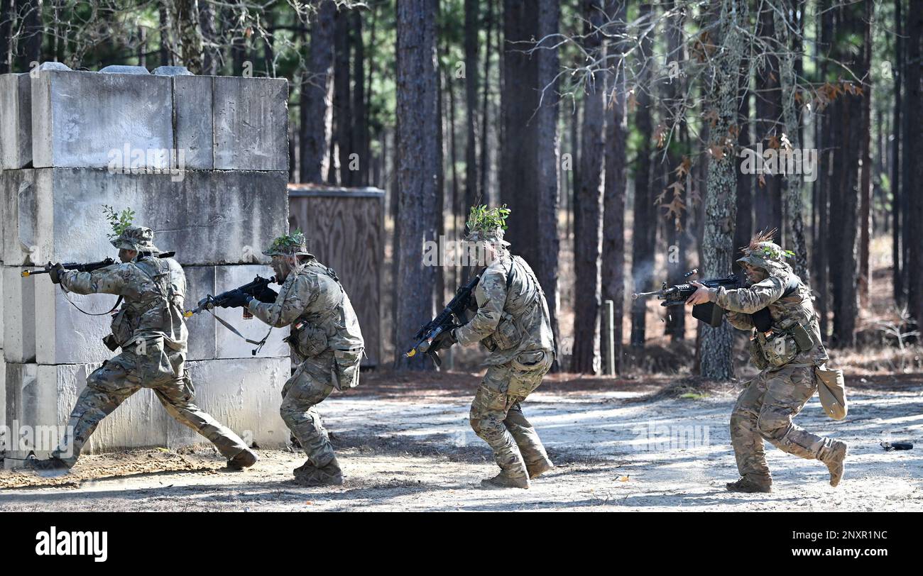 Soldiers assigned to the U.S. Army John F. Kennedy Special Warfare