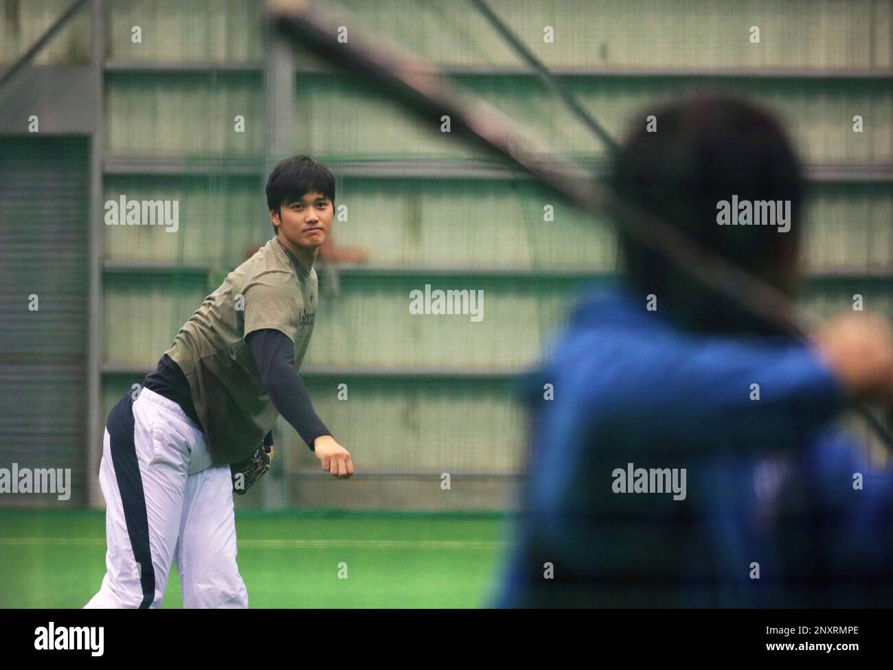 Shohei Ohtani (Angels), JANUARY 8, 2018 : Los Angeles Angels' new signing Shohei  Ohtani works out in Kamagaya, Chiba Prefecture on January 8, 2018. Credit:  Pasya/AFLO/Alamy Live News Stock Photo - Alamy