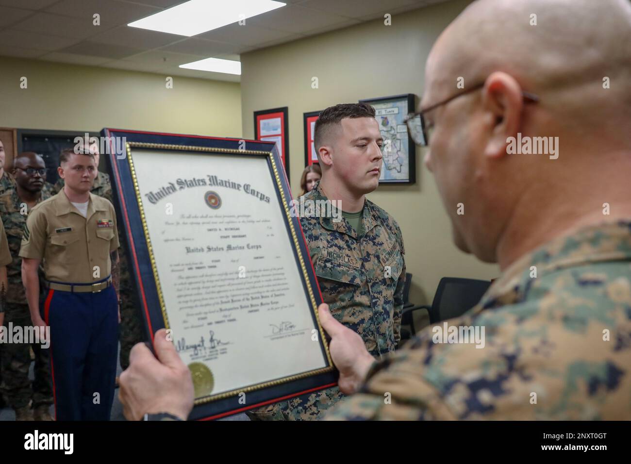 U.S. Marine Corps Sgt. Maj. Franklin Morris, Recruiting Station Tampa